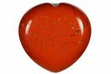 1.5" Polished Red Jasper Heart - Photo 2